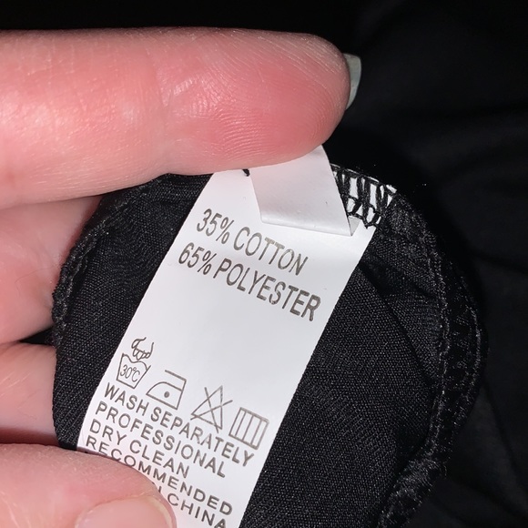 Black hi low ruffle dress 🌸New - Picture 5 of 5